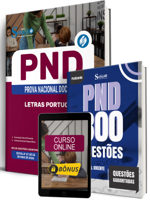 Combo PND - Prova Nacional Docente 2026 - Letras Português