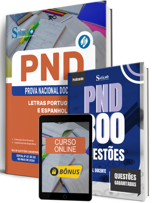 Combo PND - Prova Nacional Docente 2026 - Letras Português e Espanhol
