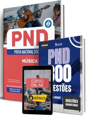 Combo PND - Prova Nacional Docente 2026 - Música