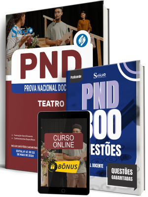 Combo PND - Prova Nacional Docente 2026 - Teatro
