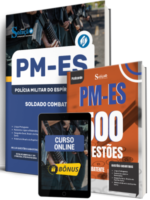 Combo PM-ES 2026 - Soldado Combatente