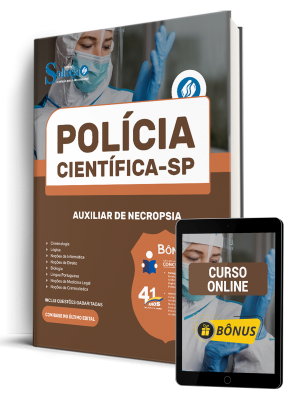 Apostila Polícia Científica-SP 2026 - Auxiliar de Necropsia