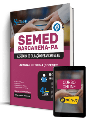 Apostila SEMED Barcarena-PA 2026 - Auxiliar de Turma (Docente)