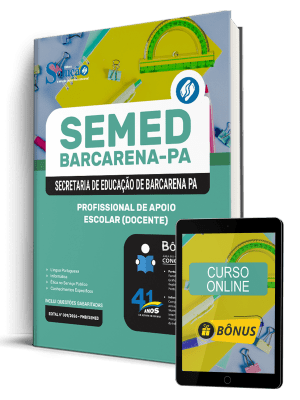 Apostila SEMED Barcarena-PA 2026 - Profissional de Apoio Escolar (Docente)