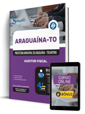 Apostila Prefeitura de Araguaína-TO 2026 - Auditor Fiscal