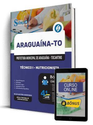 Apostila Prefeitura de Araguaína-TO 2026 - Técnico I - Nutricionista