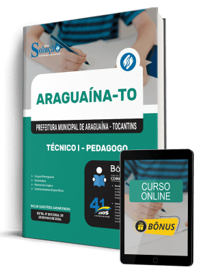 Apostila Prefeitura de Araguaína-TO 2026 - Técnico I - Pedagogo