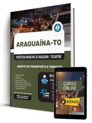 Apostila Prefeitura de Araguaína-TO 2026 - Agente de Transporte e Trânsito