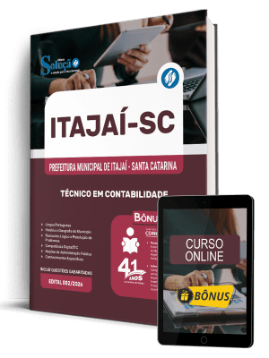 Apostila Prefeitura de Itajaí-SC 2026 - Técnico em Contabilidade