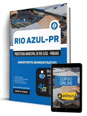 Apostila Prefeitura de Rio Azul-PR 2026 - Assistente Administrativo
