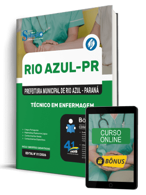 Apostila Prefeitura de Rio Azul-PR 2026 - Técnico em Enfermagem