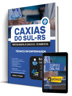 Apostila Prefeitura de Caxias do Sul-RS 2026 - Técnico em Enfermagem