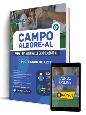 Apostila Prefeitura de Campo Alegre-AL 2026 - Professor de Arte