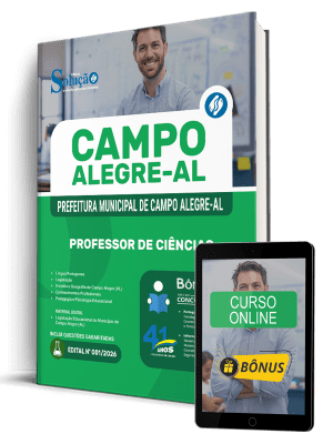 Apostila Prefeitura de Campo Alegre-AL 2026 - Professor de Ciências