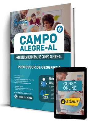 Apostila Prefeitura de Campo Alegre-AL 2026 - Professor de Geografia