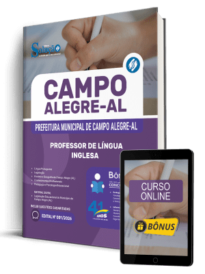 Apostila Prefeitura de Campo Alegre-AL 2026 - Professor de Língua Inglesa