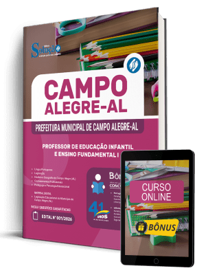 Apostila Prefeitura de Campo Alegre-AL 2026 - Professor de Educação Infantil e Ensino Fundamental I