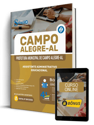 Apostila Prefeitura de Campo Alegre-AL 2026 - Assistente Administrativo Educacional