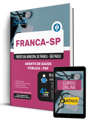 Apostila Prefeitura de Franca-SP 2026 - Agente de Saúde Pública - PSF
