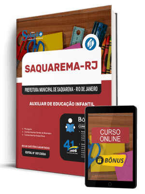 Apostila Prefeitura de Saquarema-RJ 2026 - Auxiliar de Educação Infantil