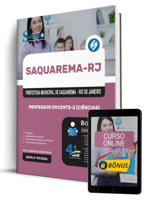 Apostila Prefeitura de Saquarema-RJ 2026 - Professor Docente-2 Ciências
