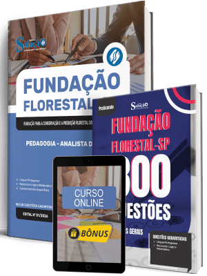 Combo Fundação Florestal 2026 - Analista de Gestão - Pedagogia