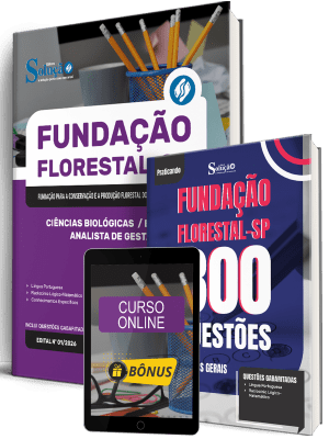 Combo Fundação Florestal 2026 - Analista Ambiental - Ciências Biológicas e Biologia