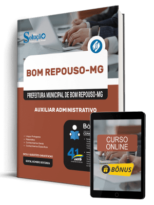 Apostila Prefeitura de Bom Repouso - MG 2026 - Auxiliar Administrativo