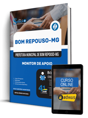 Apostila Prefeitura de Bom Repouso - MG 2026 - Monitor de Apoio
