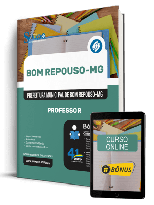 Apostila Prefeitura de Bom Repouso - MG 2026 - Professor
