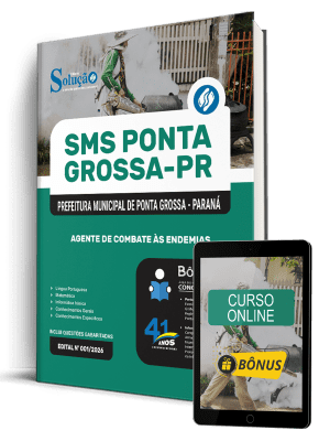 Apostila Prefeitura de Ponta Grossa-PR 2026 - Agente de Combate às Endemias