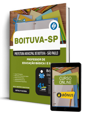 Apostila Prefeitura de Boituva-SP 2026 - Professor de Educação Básica I e II
