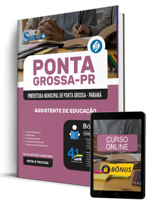 Apostila Prefeitura de Ponta Grossa-PR 2026 - Assistente de Educação