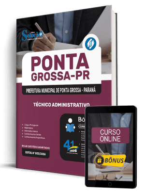 Apostila Prefeitura de Ponta Grossa-PR 2026 - Técnico Administrativo