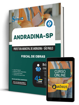 Apostila Prefeitura de Andradina-SP 2026 - Fiscal de Obras