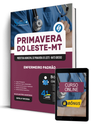 Apostila Prefeitura de Primavera do Leste-MT 2026 - Enfermeiro Padrão
