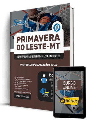Apostila Prefeitura de Primavera do Leste-MT 2026 - Professor de Educação Física