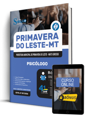Apostila Prefeitura de Primavera do Leste-MT 2026 - Psicólogo