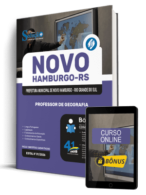 Apostila Prefeitura de Novo Hamburgo-RS 2026 - Professor de Geografia
