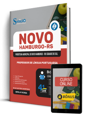 Apostila Prefeitura de Novo Hamburgo-RS 2026 - Professor de Língua Portuguesa