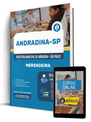 Apostila Prefeitura de Andradina-SP 2026 - Merendeira(o)