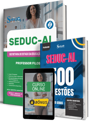 Combo SEDUC-AL 2026 - Professor Filosofia