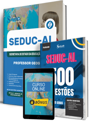 Combo SEDUC-AL 2026 - Professor Geografia