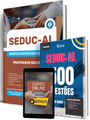 Combo SEDUC-AL 2026 - Professor Sociologia