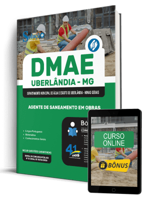Apostila DMAE Uberlândia-MG 2026 - Agente de Saneamento em Obras