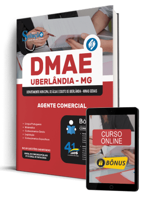 Apostila DMAE Uberlândia-MG 2026 - Agente Comercial