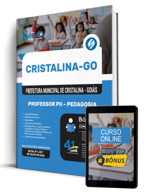 Apostila Prefeitura de Cristalina - GO 2026 - Professor PII - Pedagogia