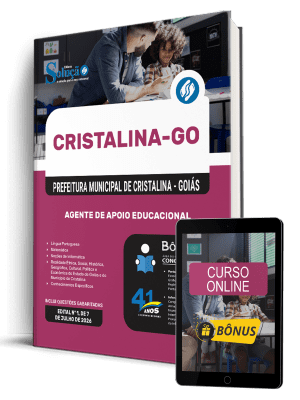 Apostila Prefeitura de Cristalina - GO 2026 - Agente de Apoio Educacional