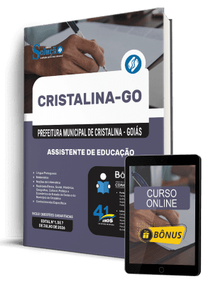 Apostila Prefeitura de Cristalina - GO 2026 - Assistente de Educação