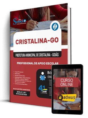 Apostila Prefeitura de Cristalina - GO 2026 - Profissional de Apoio Escolar